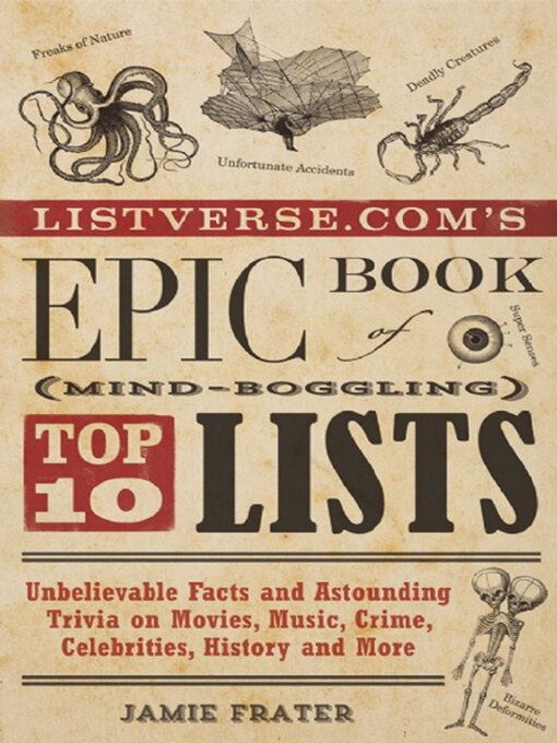 Title details for Listverse.com's Epic Book of Mind-Boggling Top 10 Lists by Jamie Frater - Available